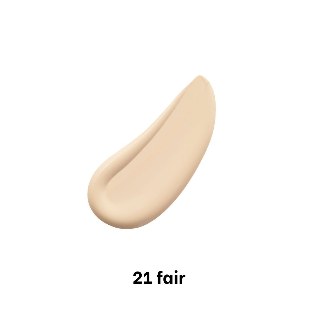 Missha Layering Fit Foundation Semi Glow liquid foundation in a sleek bottle with a pump dispenser, showcasing its semi-glow finish.