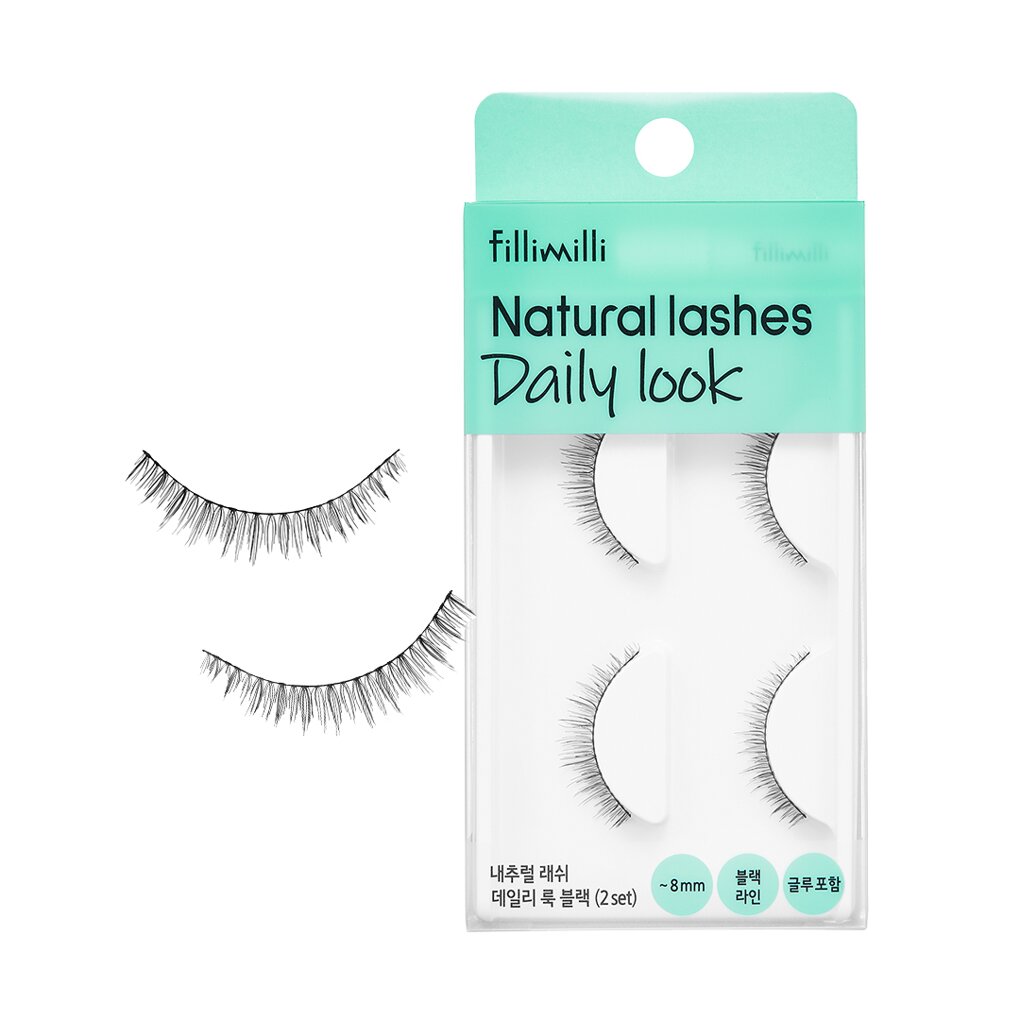 Fillimilli Natural Lashes Daily Look Black - Shop K-Beauty in Australia
