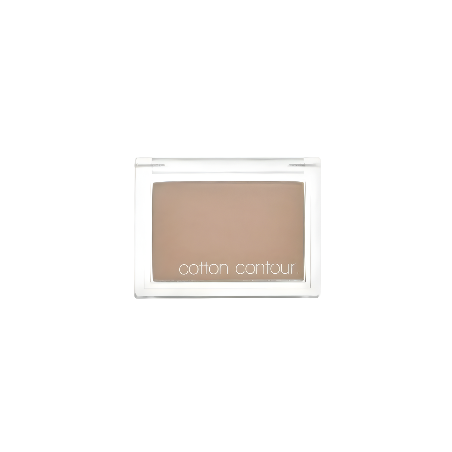 Missha Cotton Contour makeup sponge with rounded edges and soft texture for precise blending and contouring.