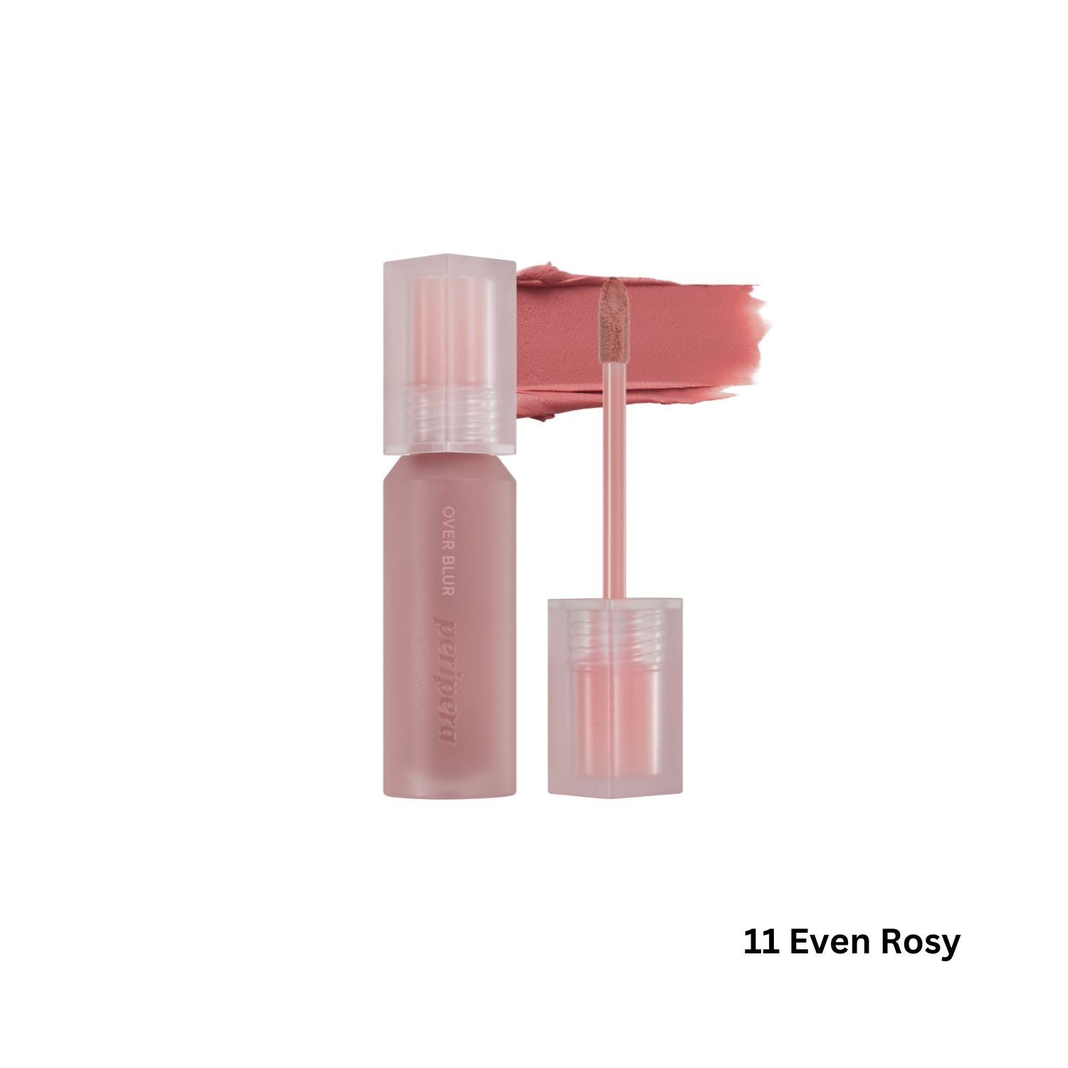 Peripera Over Blur Tint lip tint in shade 92, featuring a smooth, blurred finish on the lips with a natural, vibrant color.
