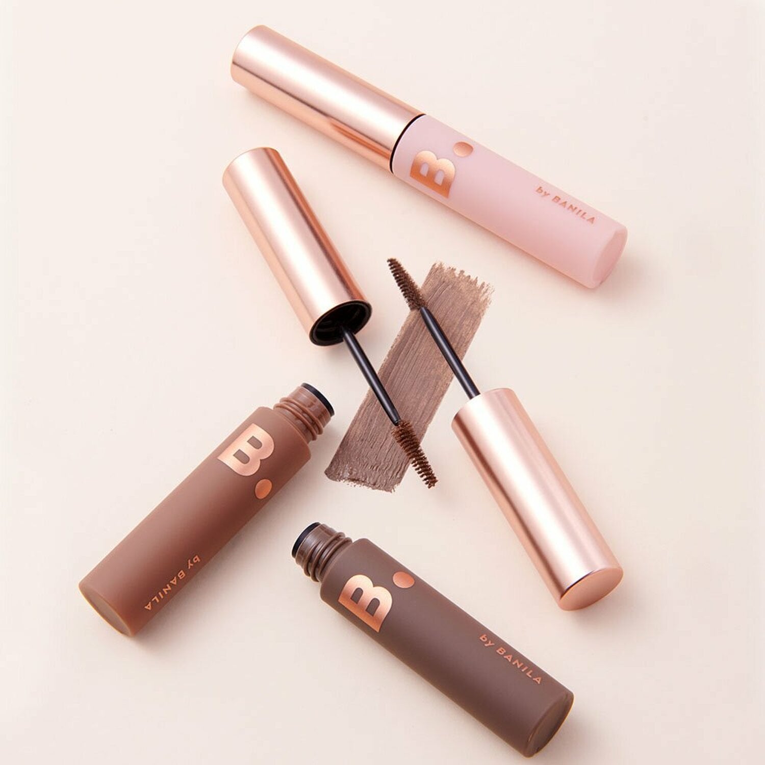 Banila Co B. By Banila Smudge Out Detail Browcara applied to eyebrows for natural, defined look with tinted finish.