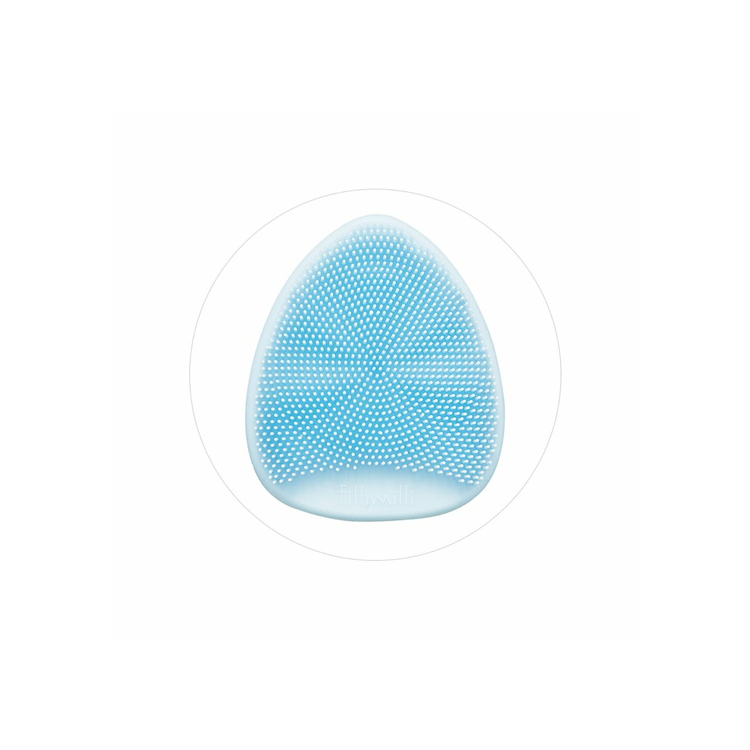 Fillimilli multi silicone cleansing pad for makeup removal and facial cleansing, featuring soft, flexible silicone bristles.