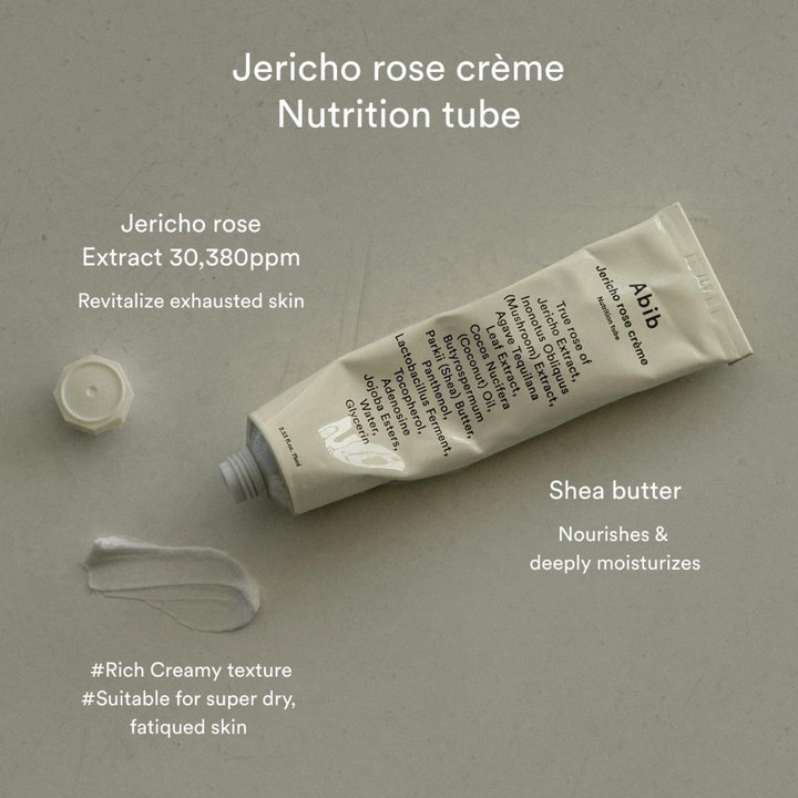 Abib Jericho Rose Crème Nutrition Tube 75ml - Shop K-Beauty in Australia