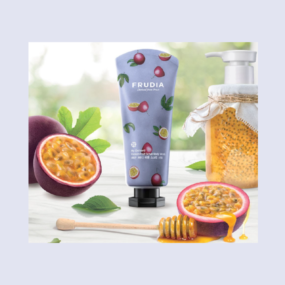 Frudia My Orchard Passion Fruit Scrub Body Wash 200ml - Shop K-Beauty in Australia