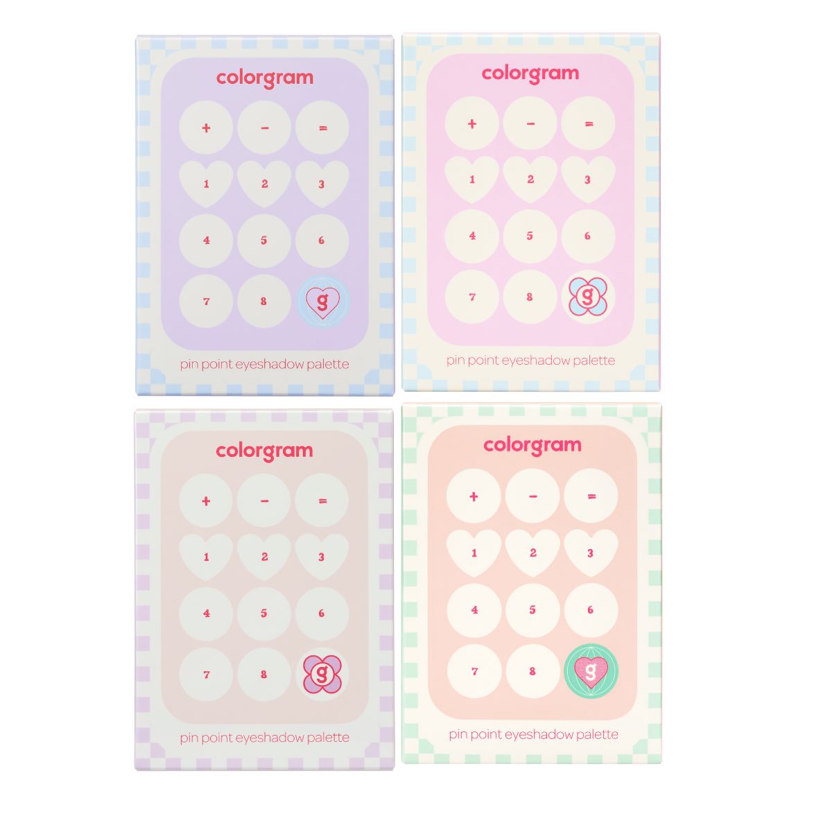 COLORGRAM Pin Point Eyeshadow Palette (4 colours)  -La Cosmetique