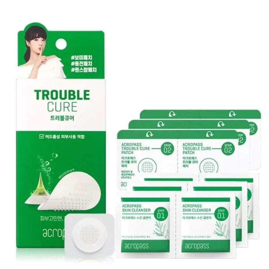 AcroPass Trouble Cure (skin cleanser 6ea+trouble cure 6 patches) | La Cosmetique Australia