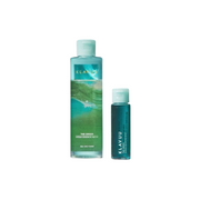 Klavuu The Origin Ocean Essence Water and Booster Shot in a skincare toner bottle with blue and white packaging.