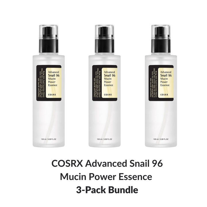 COSRX Advanced Snail 96 Mucin Power Essence 100ml (3-Pack Bundle) - Shop K-Beauty in Australia