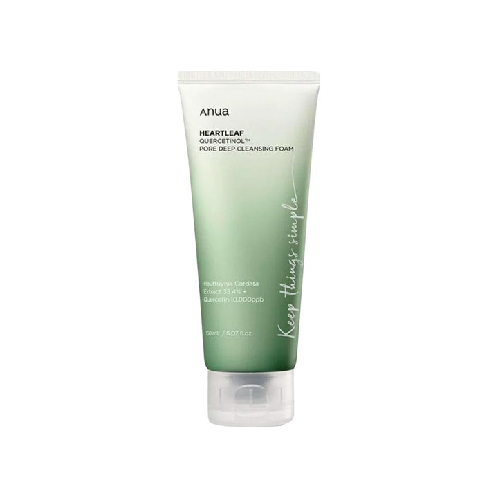 Anua Heartleaf Quercetinol Pore Deep Cleansing Foam *RENEW* 150ml - Shop K-Beauty in Australia