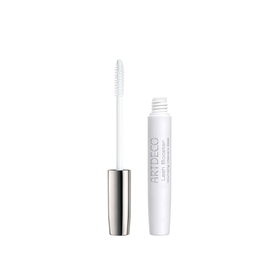 ARTDECO Lash Booster lash and brow serum featuring a sleek applicator brush for enhancing lash and brow length and fullness.