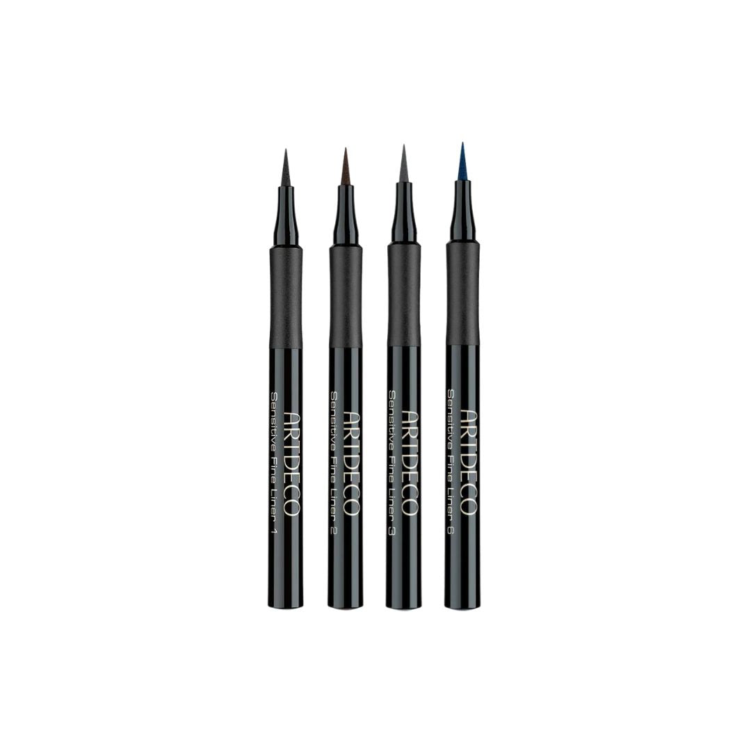 ARTDECO Sensitive Fine Liner liquid eyeliner pen with precise tip for delicate eye makeup application.