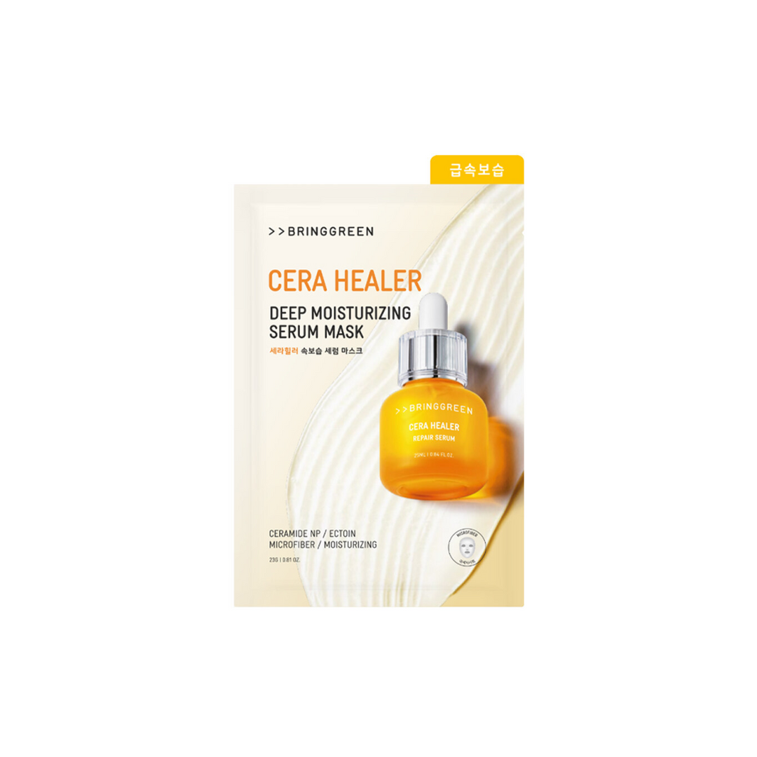 Bring Green Cera Healer Deep Moisturizing Serum Mask Sheet 1pc - Shop K-Beauty in Australia