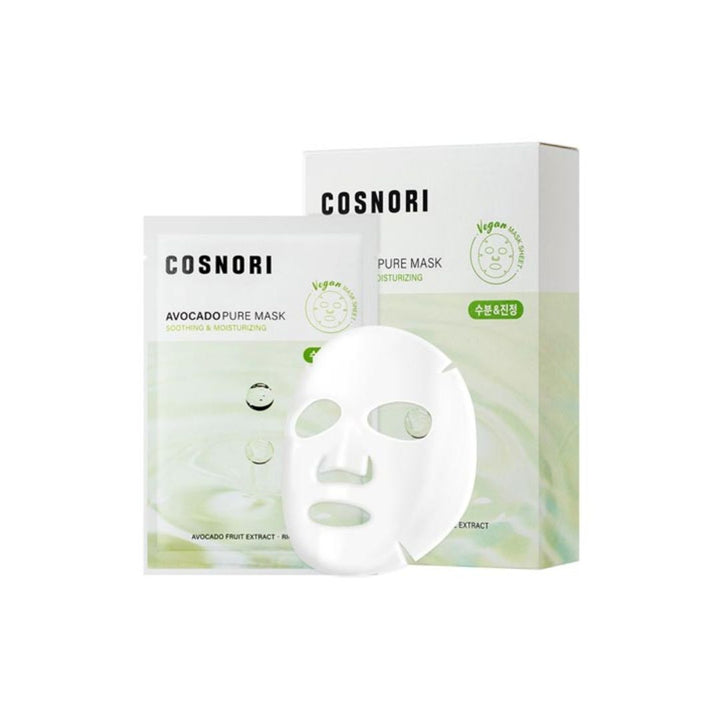 COSNORI Avocado Pure Mask (10 Sheets) - Shop K-Beauty in Australia