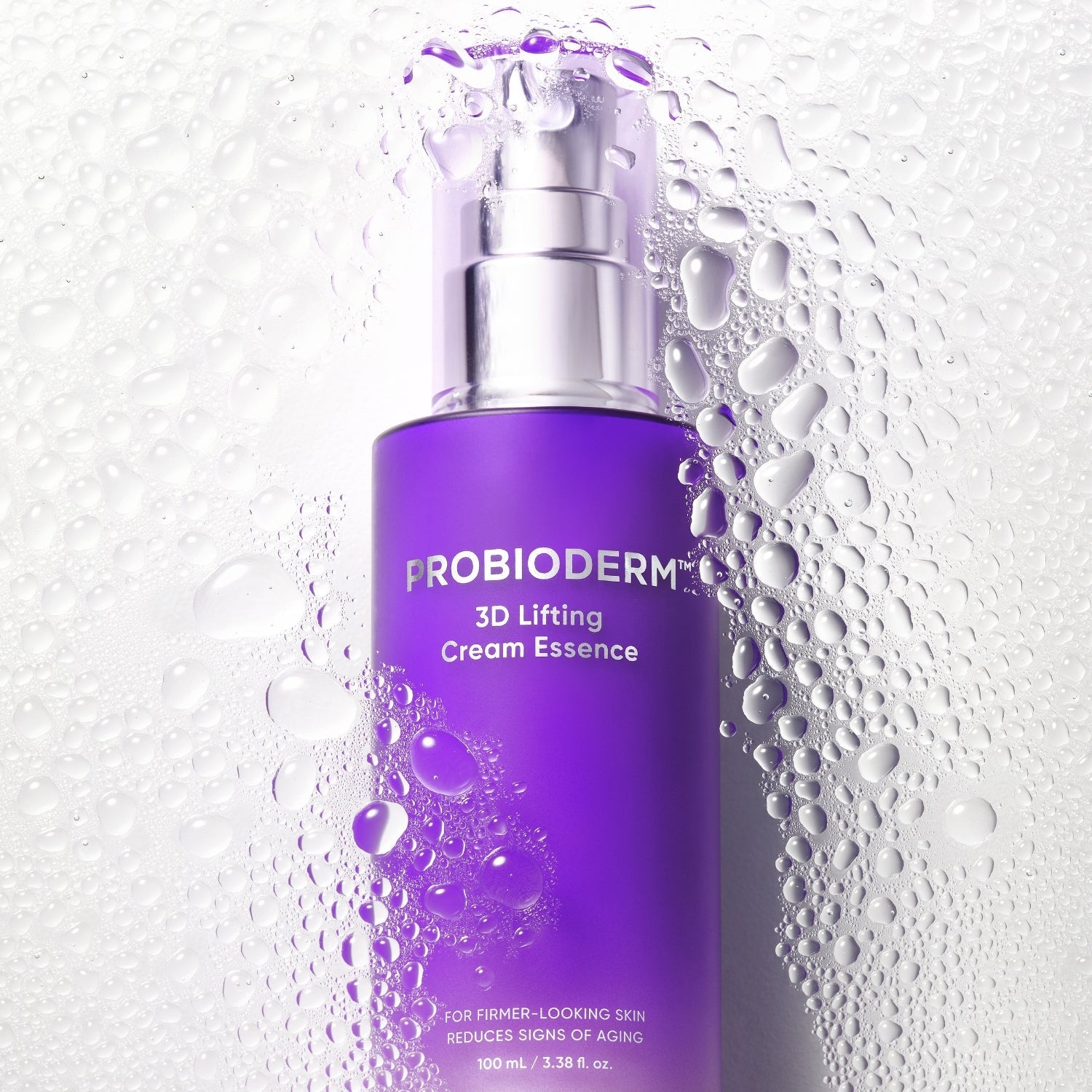 Probioderm 3D Lifting Cream Essence by Bioheal BOH in a 100ml bottle, showing the elegant packaging and applicator.