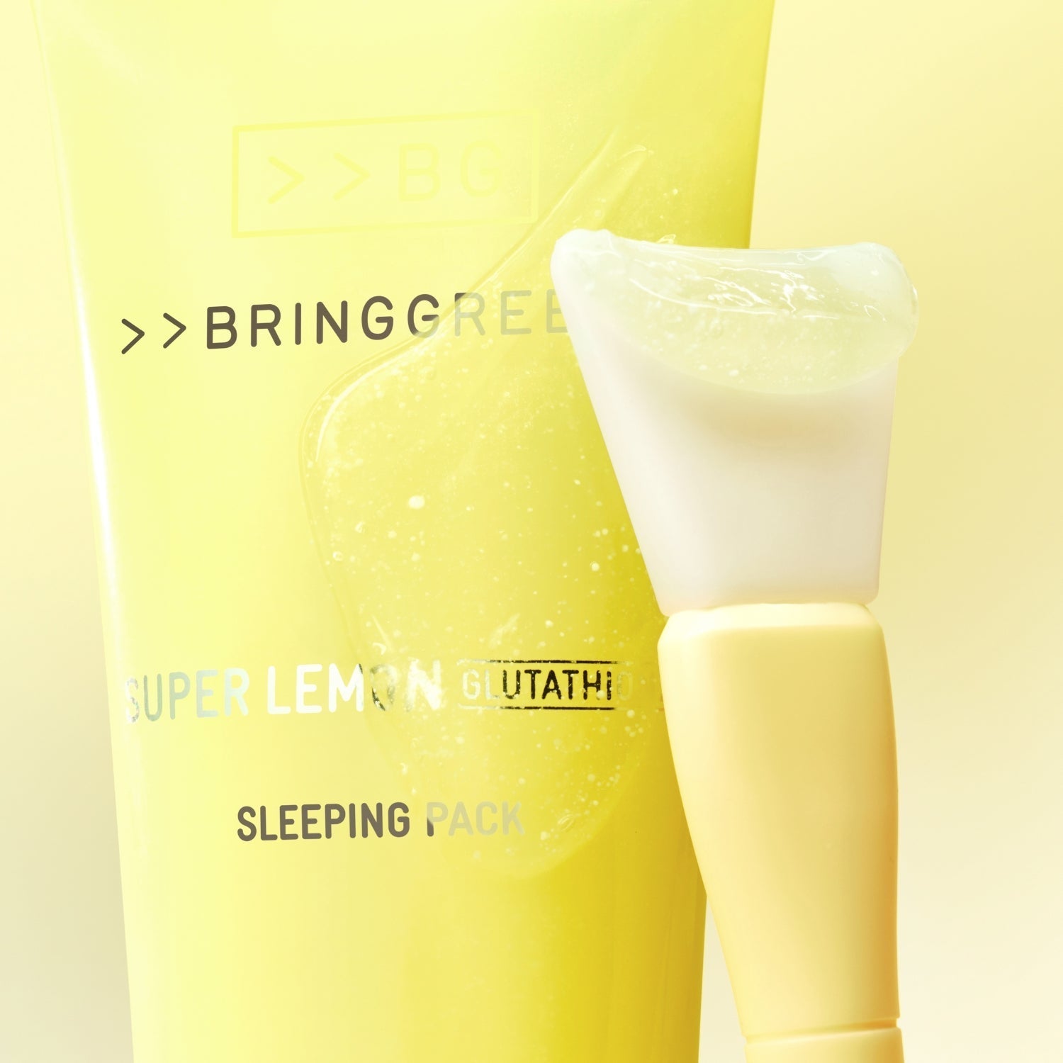 BRING GREEN Super Lemon Glutathione Sleeping Pack Set 100ml (+Spatula)