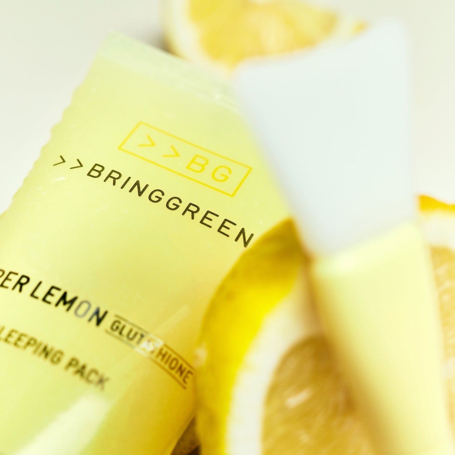 BRING GREEN Super Lemon Glutathione Sleeping Pack Set 100ml (+Spatula)