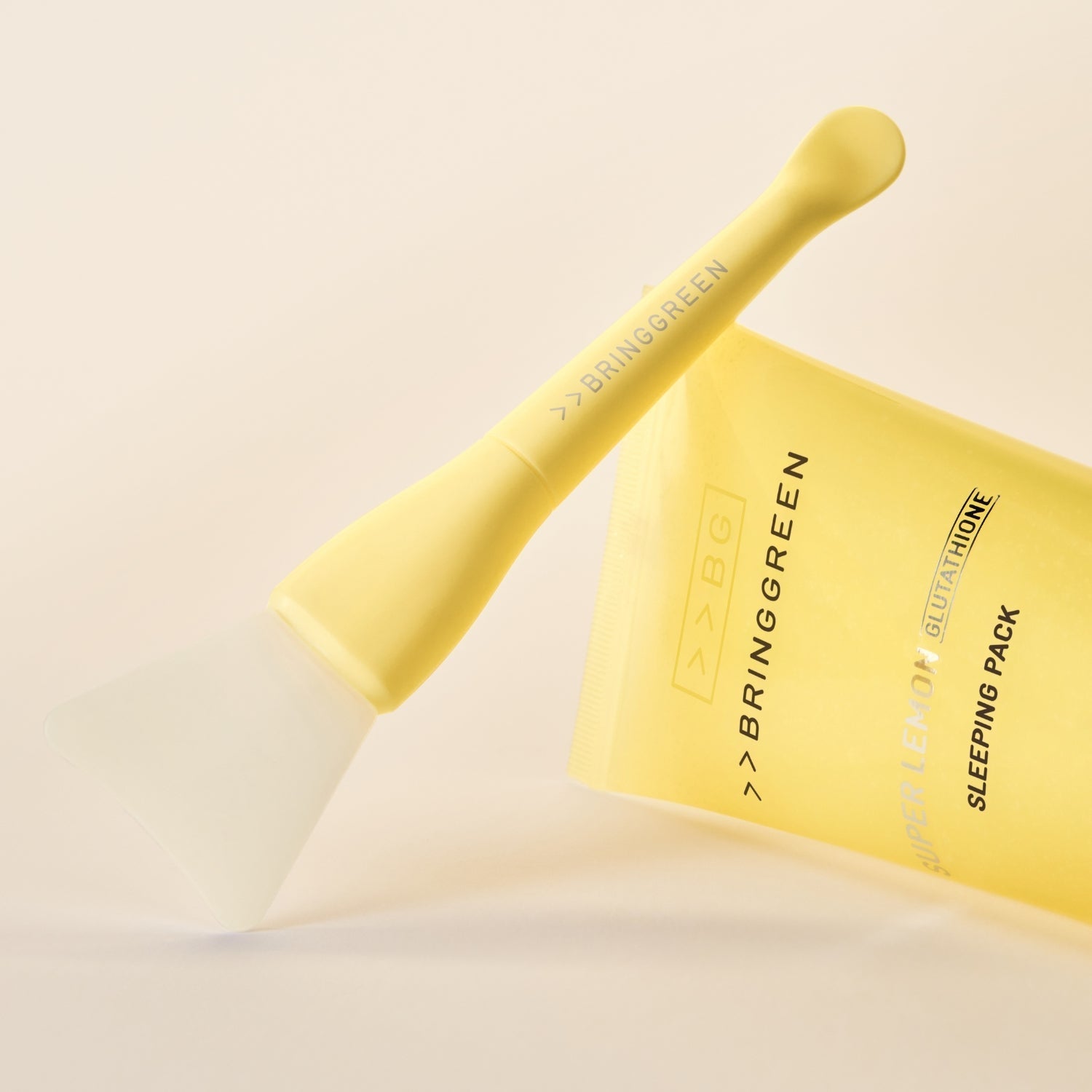 BRING GREEN Super Lemon Glutathione Sleeping Pack Set 100ml (+Spatula)