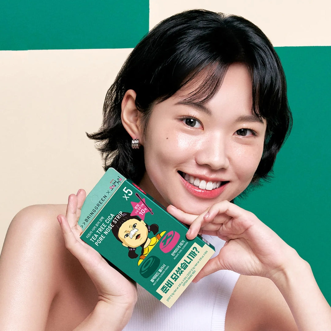 BRING GREEN Tea Tree Cica Pore Nose Strip