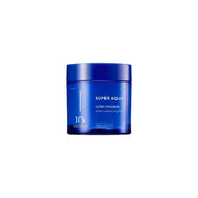 Missha Super Aqua Ultra Hyalron Balm Cream 70ml face moisturizer jar with smooth, hydrating cream inside.