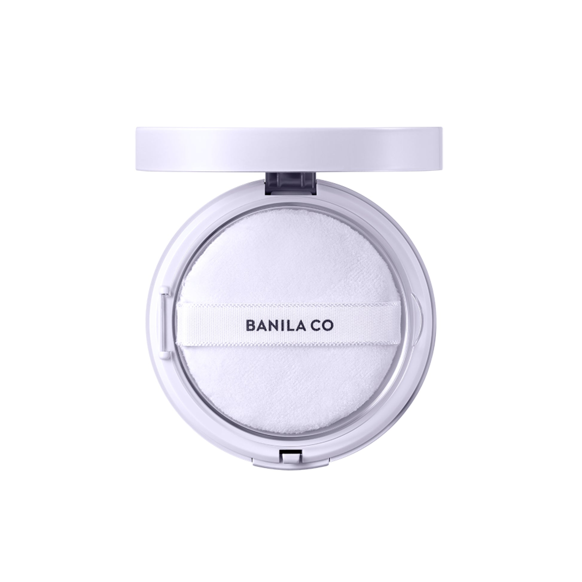 Banila Co Prime Primer Finish Pact Setting Powder in compact with powder surface and clear packaging, ideal for makeup setting.