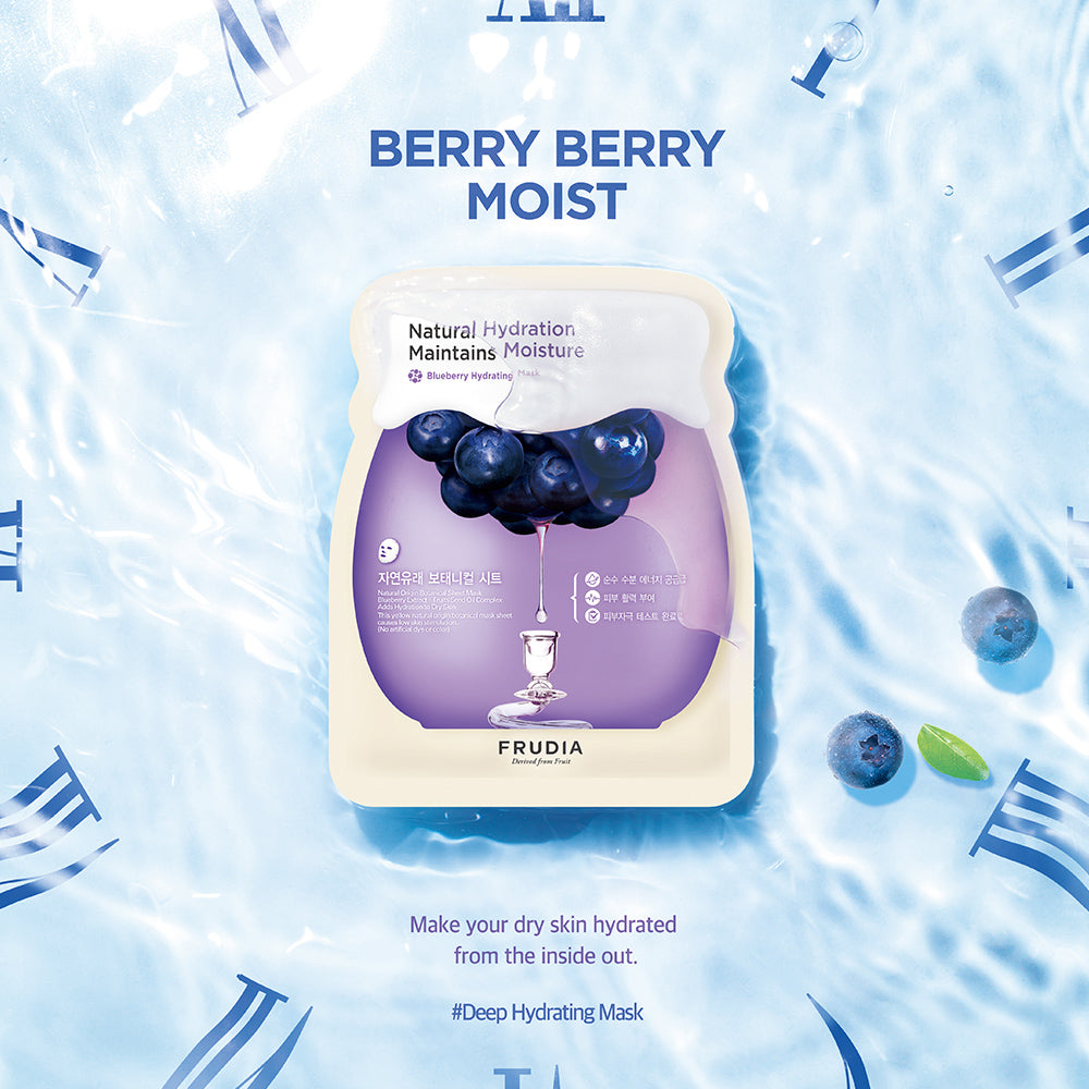 Frudia Blueberry Hydrating Mask (Twin Pack) 20pcs - Shop K-Beauty in Australia