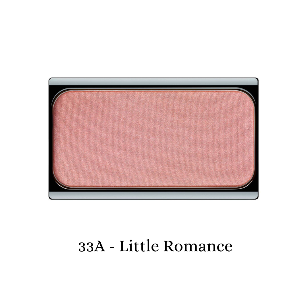 ARTDECO blush in Little Romance shade, soft pink powder blush for a natural, radiant complexion.