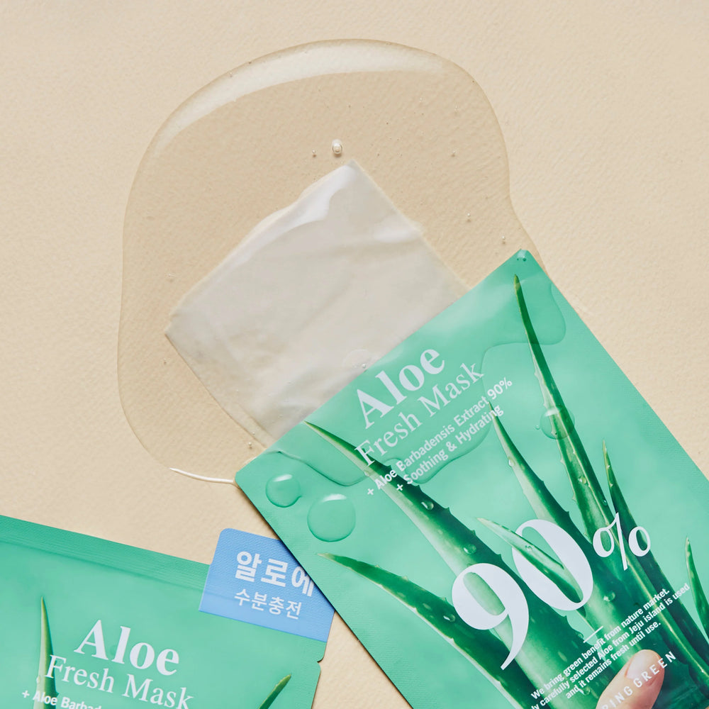 Bring Green Aloe 90% Fresh Mask 10PCS/BOX - Shop K-Beauty in Australia