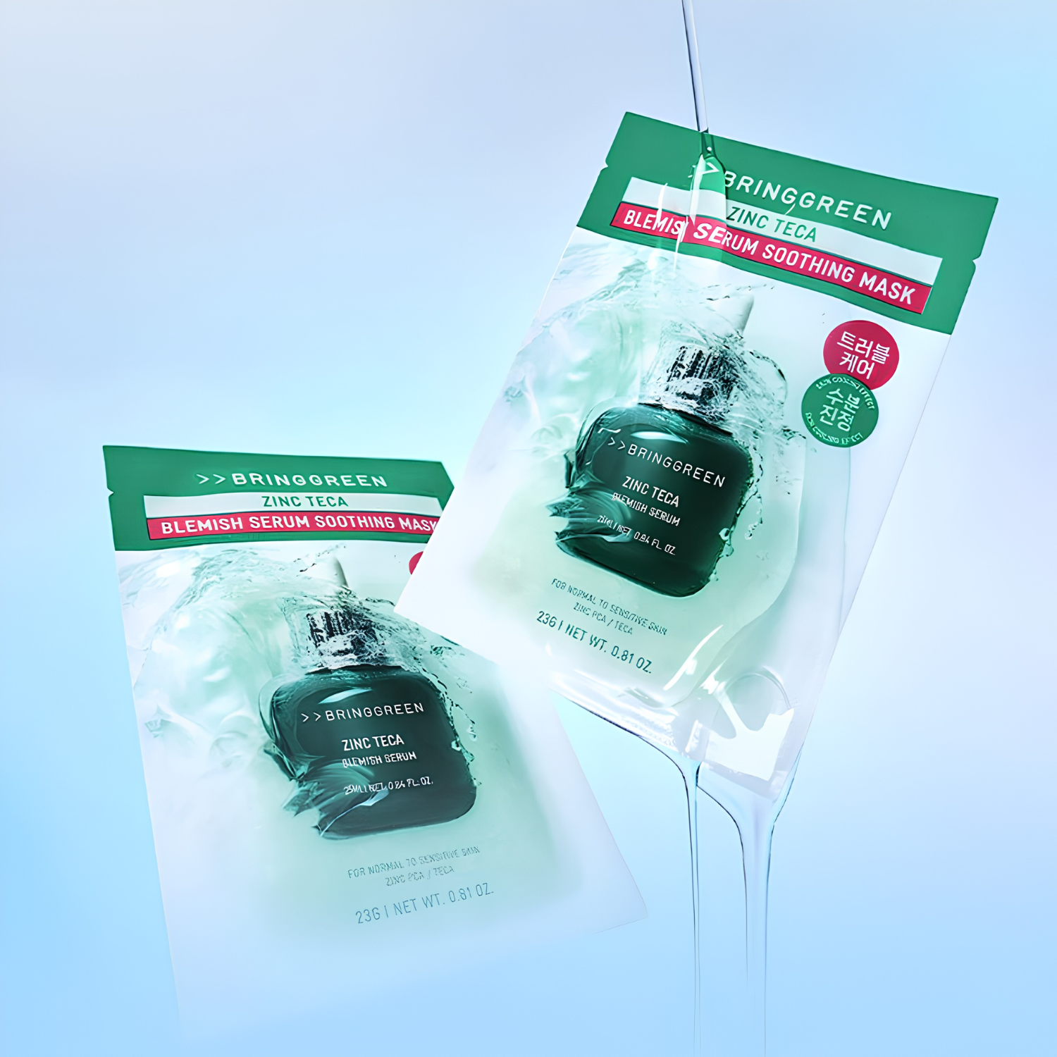 Bring Green Zinc Teca Blemish Serum Soothing Mask 