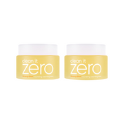 Banila Co Clean It Zero Nourishing Cleansing Balm Twin Pack in 100ml bottles, suitable for gentle makeup removal and skincare.