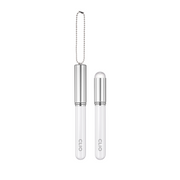 Clio Baby Taptap Lip Brush for precise makeup application, featuring a small, soft brush head and ergonomic handle.