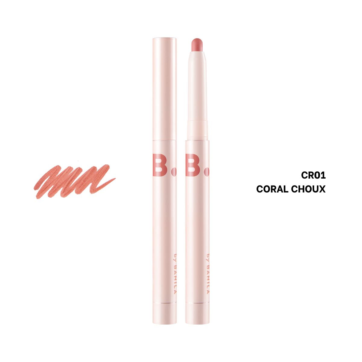 Banila Co B. By Banila smudging lip pencil, a creamy lip liner in a natural shade for precise lip definition and contouring.
