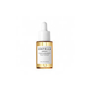 SKIN1004 Madagascar Centella Ampoule in a clear glass bottle, featuring a dropper cap, used for soothing and calming skin.