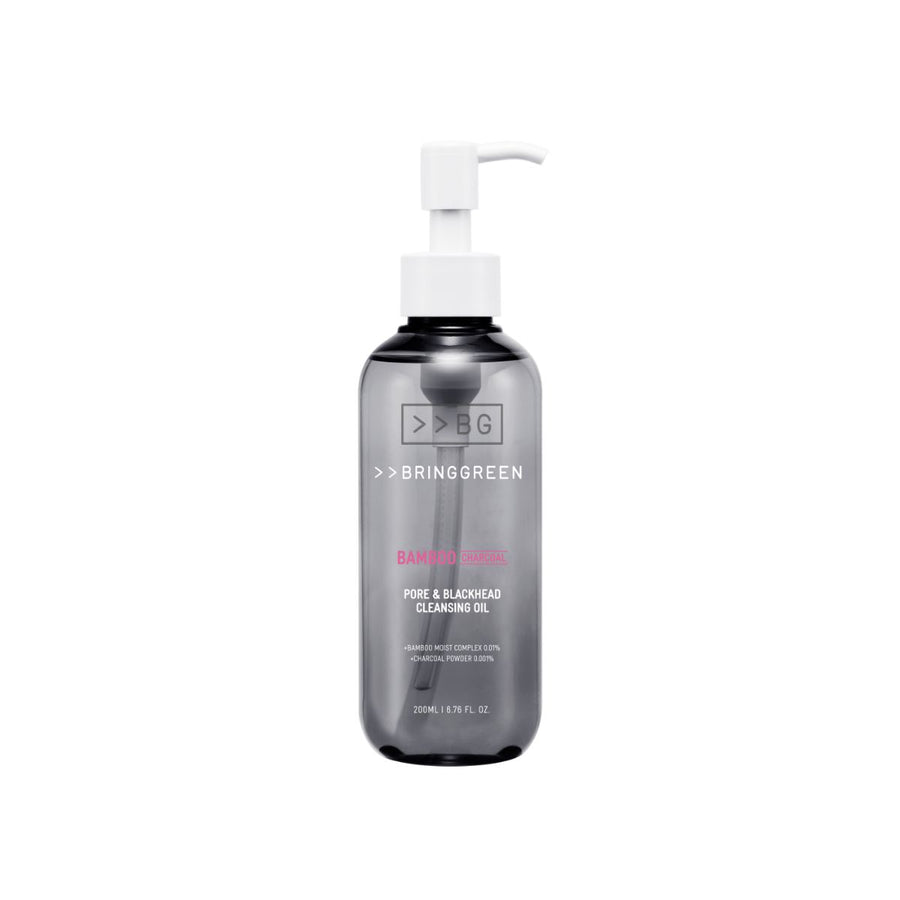 Bring Green Bamboo Charcoal Pore and Blackhead Cleansing Oil 200ml - Shop K-Beauty in Australia