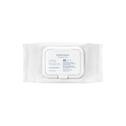 Missha Super Aqua Ultra Hyalron cleansing oil wipes, 30-sheet pack, soft cleansing tissues for gentle makeup removal and skin hydration.