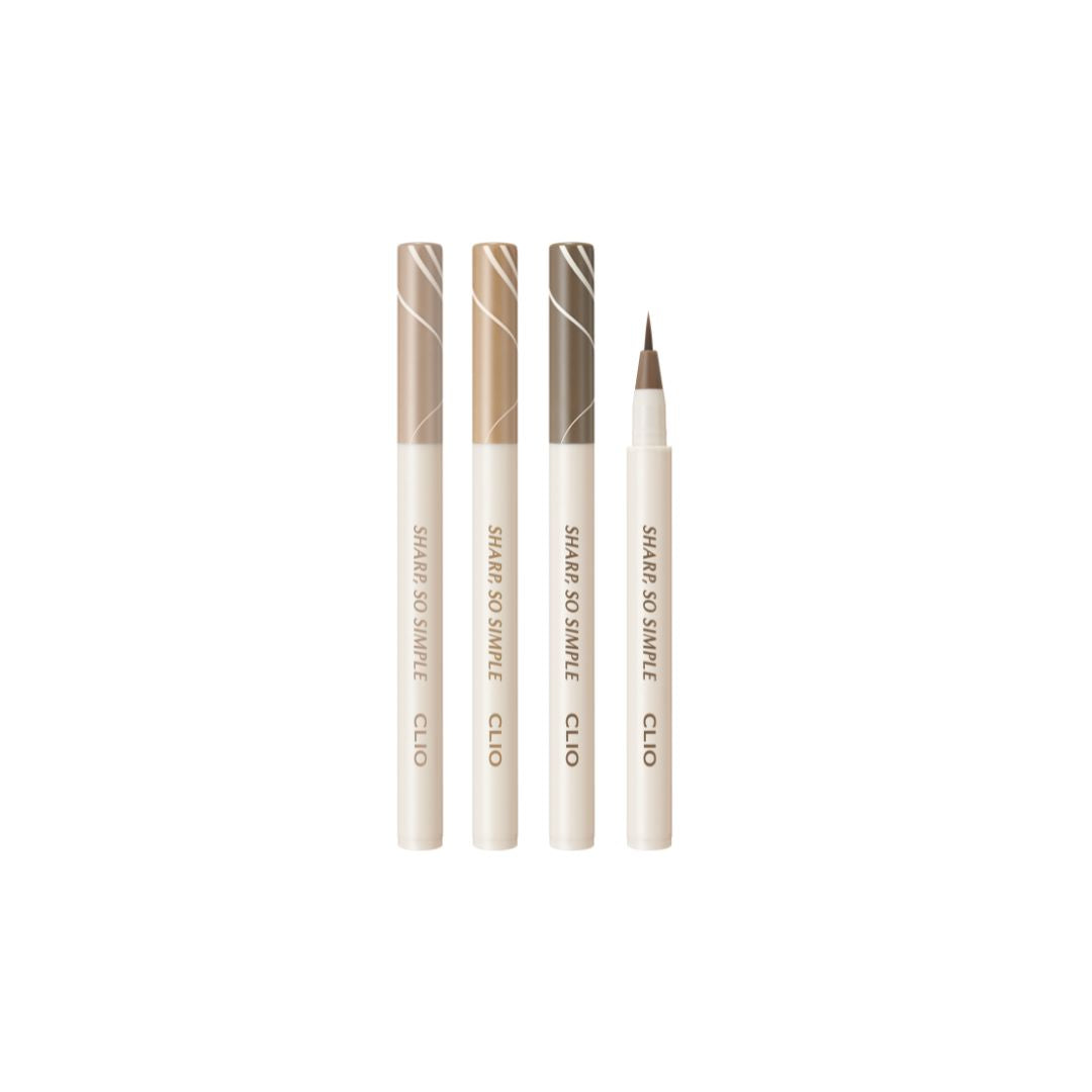 Clio Sharp So Simple Shade Brush Liner (3 Colours)  - La Cosmetique