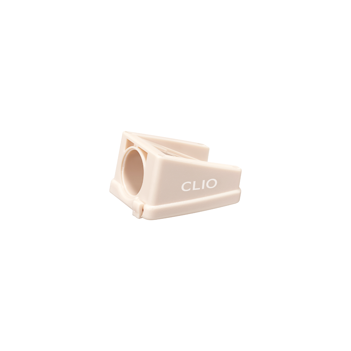 Clio Butter Balm Crayon lipstick with a sharpened tip, creamy texture, and sleek packaging.