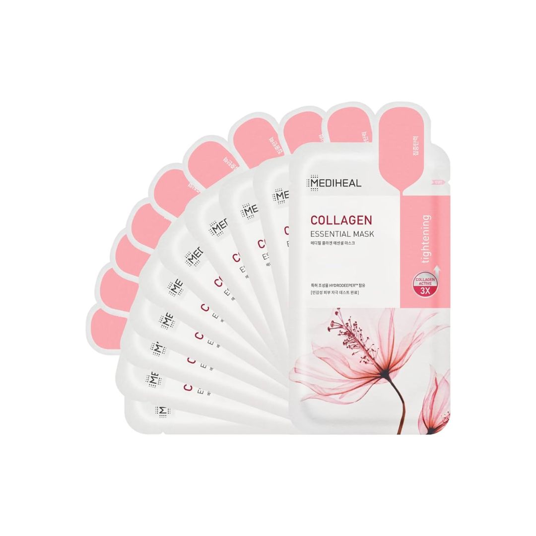 Mediheal Collagen Essential Mask Sheet 10pcs/Box - Shop K-Beauty in Australia