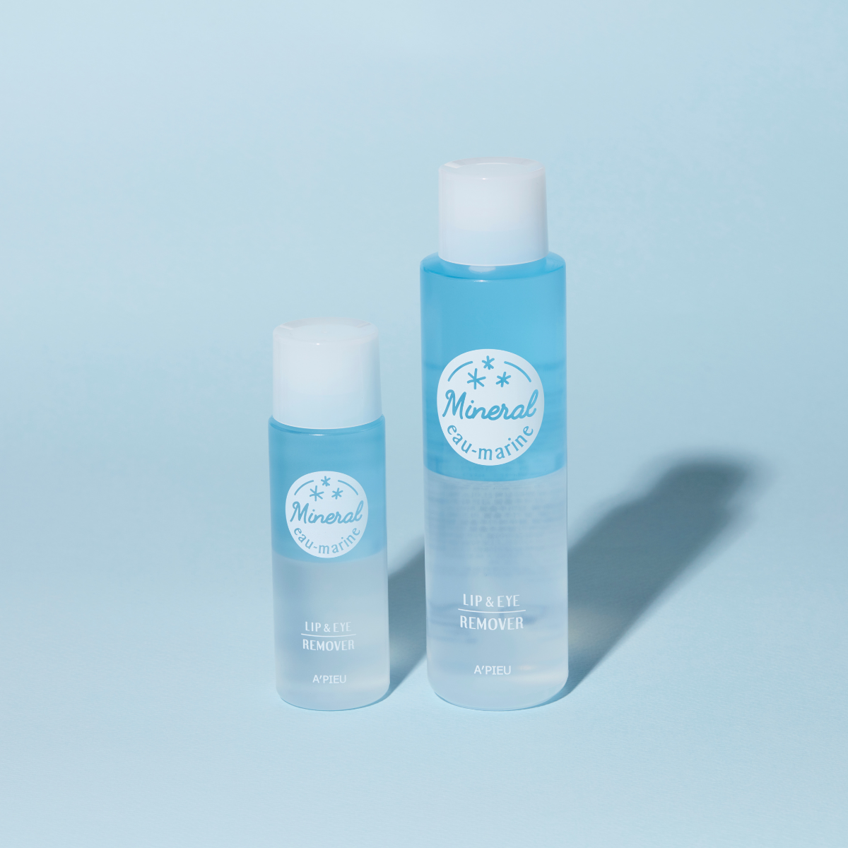 A'pieu Mineral Lip & Eye Remover Large Volume Eau-Marine 250ml  - La Cosmetique