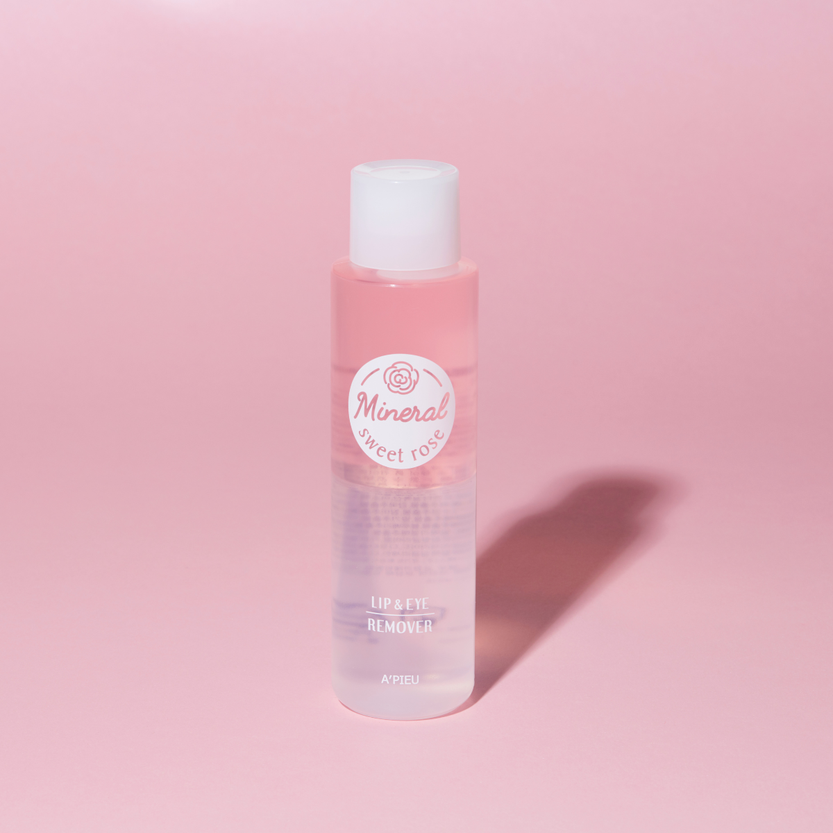 A'pieu Mineral Lip & Eye Remover Large Volume Sweet Rose 250ml - Shop K-Beauty in Australia