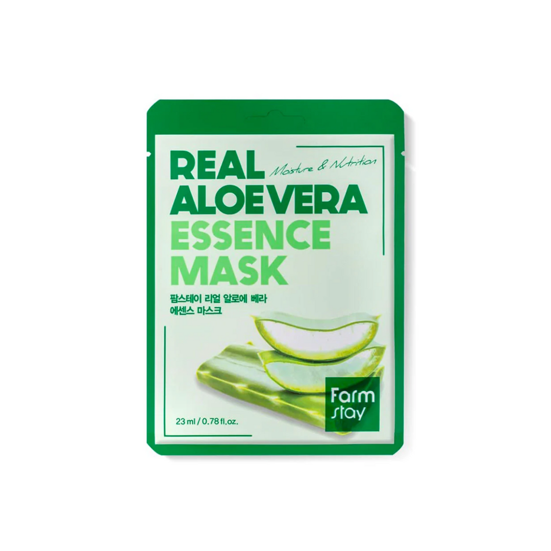 Farmstay Real Aloe Vera Essence Mask 1pc - Shop K-Beauty in Australia