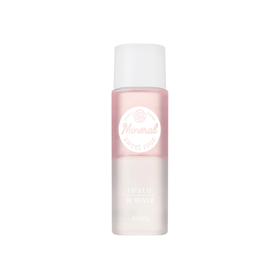 A'pieu Mineral Lip & Eye Remover Sweet Rose 100ml - Shop K-Beauty in Australia