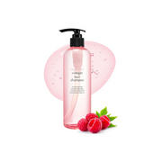 A'pieu Raspberry Vinegar Hair Shampoo bottle with label, 500ml, displayed on a neutral background.