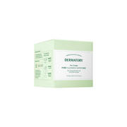 Dermatory Pro Trouble Pore Cleansing Water Pads, 70pcs, close-up of cleansing tissues designed for deep pore cleaning and skin refreshment.
