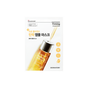Dermatory Pro Collagen Shot Firming Ampoule Sheet Mask, showing a close-up of the sheet mask with collagen infusion.