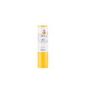A'pieu Honey & Milk Lip Balm and Essence tube with golden cap and white packaging, showcasing the nourishing skincare product.