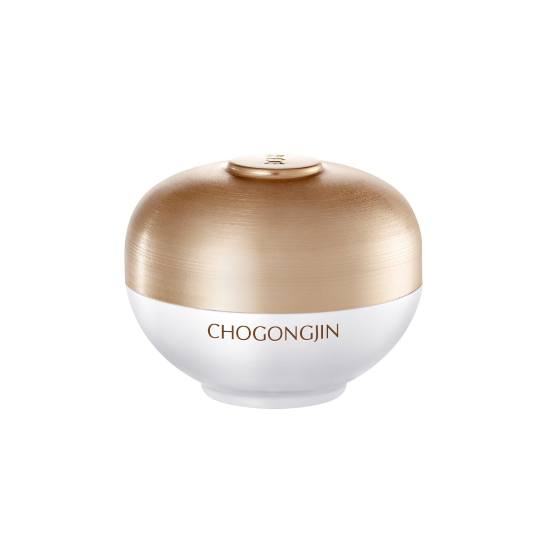 Chogongjin Sulbon Jin Dark Spot Correcting Cream 60ml face moisturizer jar with white lid and product label visible.