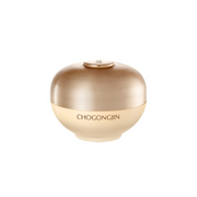 Chogongjin Geumsul Jin Cream 60ml face moisturizer in a jar, featuring a luxurious texture and traditional herbal ingredients.