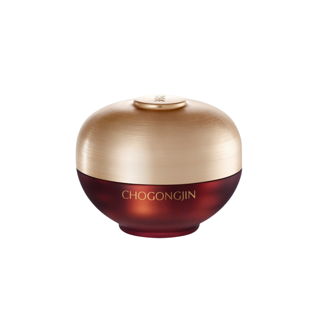 Youngan Jin Cream face moisturizer by Chogongjin in a 60ml jar, showing smooth, nourishing cream for healthy skin.
