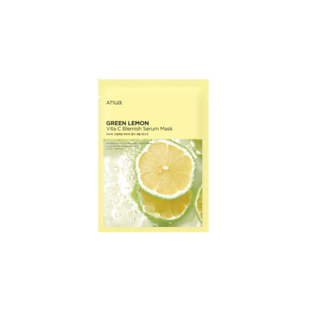 Anua Green Lemon Vita C Blemish Serum Mask 1pc  - La Cosmetique