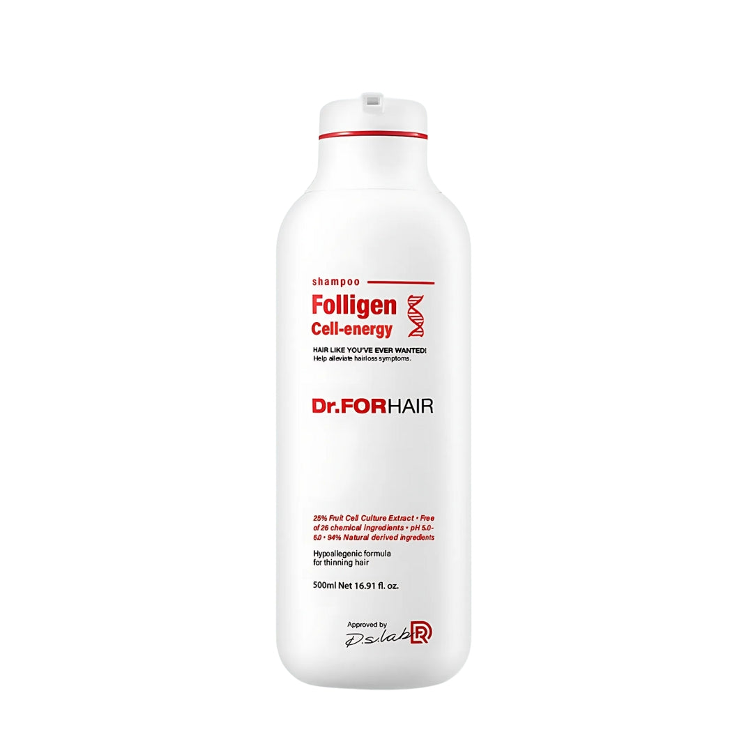 DR. FORHAIR Folligen Cell-Energy Shampoo 500ml - Shop K-Beauty in Australia